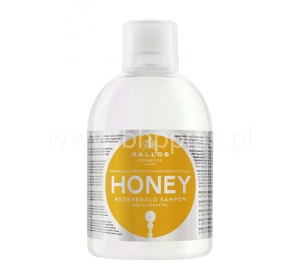 KALLOS KJMN SZAMPON DO WŁOSÓW REGENERUJACY Z EKSTRAKTEM Z MIODU HONEY 1000ml