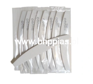 Pilnik do rąk Hugo półksiężyc (łódka) papierowy 100/180 slim pakowany pojedynczo 