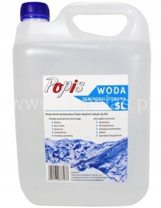 WODA DEMINERALIZOWANA bańka 5L