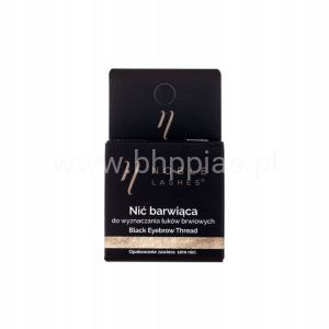 Nić barwiąca do wyznaczania łuków brwiowych Noble Lashes czarna 10 m