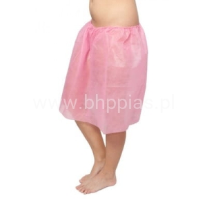 Gruba 30g SPÓDNICA JEDNORAZOWA GINEKOLOGICZNA 10szt. RÓŻOWA 