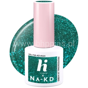 HI HYBRID #324 Lakier Hybrydowy do paznokci GREEN LAKE SHINE 5ml
