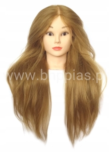 Główka fryzjerska głowa treningowa 60% naturalne