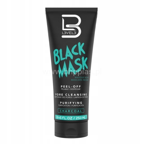 LEVEL3-Maska-oczyszczajaca-do-twarzy-Czarna-Peel-Off-BLACK-MASK-250ml.jpg