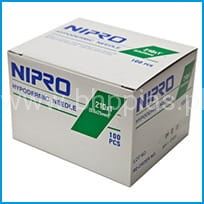 IGŁY INIEKCYJNE NIPRO NEEDLE 0,8x40mm 22G - JAK TERUMO NEOLUS