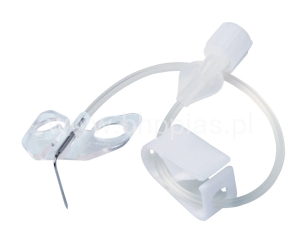 IGŁA DO PORTU Winged Surecan igła typu Hubera / Vascuport  ZAGIĘTA 19G 
