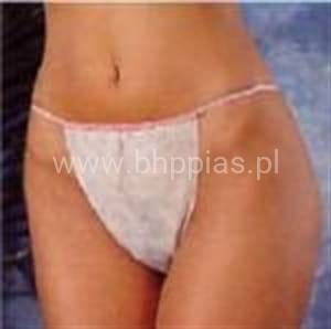 STRINGI DAMSKIE Z RÓŻOWĄ NITKĄ (100szt.)