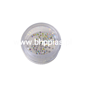 CYRKONIE TYPU SWAROVSKI 100 SZT. SREBRNE