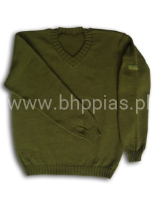 SWETER MĘSKI - PÓŁGOLF W ZĄBEK