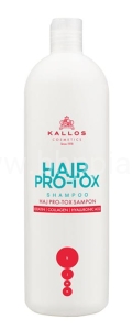KALLOS COSMETICS HAIR BOTOX PROTOX SZAMPON Z KERATYNĄ, KOLAGENEM I KWASEM HIALURONOWYM 1000 ml