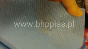 NIEBIESKIE PRZEŚCIERADŁO Z NIEPRZEŚWITUJĄCEJ WŁÓKNINY SMS 80x210 100szt.