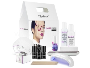 NEONAIL ZESTAW Z BIAŁĄ LAMPĄ 9W
