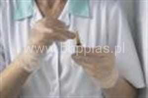 RĘKAWICE WINYLOWE BEZPUDROWE M (100szt.) WALLY