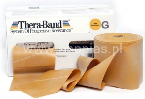 TAŚMY REHABILITACYJNE ZŁOTA Opór maksymalnie mocny  45,5m