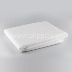 WŁÓKNINOWE JEDNORAZOWE PRZEŚCIERADŁO PODFOLIOWANE BIAŁE  80cm x 210cm (1szt.)