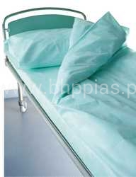 KOMPLET POŚCIELI JEDNORAZOWEJ ZIELONY 1szt. (3 elementy)